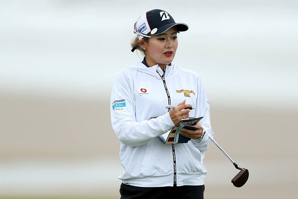 Shiho Kuwaki on day one of the 2025 AIG Women's Open